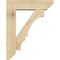 Ekena Millwork Balboa Slat Rough Sawn Bracket w/ Offset Brace, Douglas Fir, 8"W x 30"D x 38"H BKT0806X30X38BOA06RDF - alternate 2